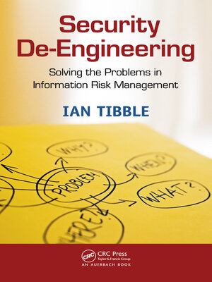 cover image of Security De-Engineering